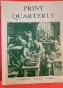 Print Quarterly. Volume 1, Number 4, 1984.