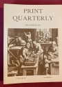 Print Quarterly. Volume 4, Number 4, December 1987.