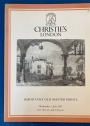 Important Old Master Prints. The Properties of the Newdegate Settlement; The Saint Louis Art Museum etc. (July 1, 1987)
