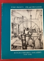Fine Prints: 19th and 20th Centuries. Catalogue One, May, 1981.