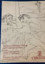 Important Old Master Modern and Contemporary Prints. December 1, 1992.