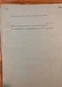 Physico-Chemical Experiments on the Amphibian Organizer.
