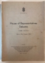 Nigeria. House of Representatives. Third Session, 13 - 23 August, 1954.