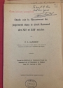 Étude sur le Faussement de Jugement dans le Droit Flamand des XII et XIII Siècle.