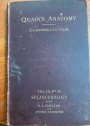 Quain's Elements of Anatomy. In Three Volumes. Volume 3, Part 4. Splanchnology, by Professor Schäfer and Symington. Illustrated by 357 Engravings. Tenth Edition.