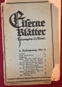 Eiserne Blätter. 1. Jahrgang, Nr. 3.