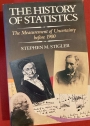 The History of Statistics: The Measurement of Uncertainty before 1900.