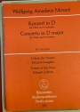 Konzert in D für Flöte und Orchester, KV 314 (285d). Concerto in D Major for Flute and Orchestra.