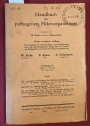 Handbuch der pathogenen Mikroorganismen. Dritte Erweiterte Auflage. Lieferung 21, Band 1.