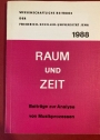 Raum und Zeit - Beiträge zur Analyse von Musikprozessen. Materialien des Jenaer Musikwissenschaftlichen Kolloquiums 1983.