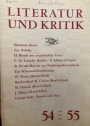 Special Issue of Literatur und Kritik, Österreichische Monatsschrift. No 54/55, 1971.