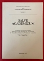 Salve Academicum: Festschrift der Stadt Schweinfurt anlaßlich des 300. Jahrestages der Privilegierung der Deutschen Akademie der Naturforscher Leopoldina durch Kaiser Leopold I. vom 7. August 1687 (Veröffentlichungen des Stadtsarchivs Schweinfurt 1).