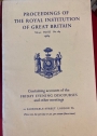 Proceedings of the Royal Institution of Great Britain, containing Accounts of the Friday Evening Discourses and other Meetings, Vol 40, Part 3 No, 184: The History of Troy; The Electric Eel; etc.
