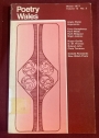 Poetry Wales, Vol 12 No 3, Winter 1977.
