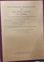 The English Silurian Fossil Placocystites Forbesianus and the Ancestry of the Vertebrates. (Philosophical Transactions of the Royal Society of London. Series B, Biological Sciences, No 990, Vol 282, pp 205 - 323).