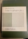 Introduction to Finite Mathematics.