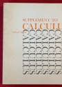 Supplement to Calculus.