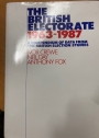 The British Electorate 1963-1987: A Compendium of Data from the British Election Studies.