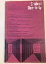 Poems: Grey Heat, Woodland Lake, The House Martins, Removed. (Critical Quarterly, Volume 7, No 1, Spring 1965).
