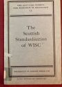 The Scottish Standardisation of the Wechsler Intelligence Scale for Children.