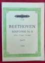 Sinfonie Nr 8. F - Dur - F Major - Fa Majeur. Opus 93. Rividiert von Max Unger.