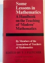 Some Lessons in Mathematics. A Handbook on the Teaching of "Modern Mathematics".