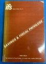 Savings and Fiscal Privilege.