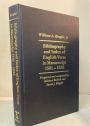 Bibliography and Index of English Verse in Manuscript, 1501 - 1558.