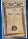 Kriegsnovellen. Neunter Band. Volume 9. Reclams Universal Bibliothek 5984.