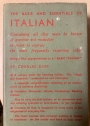 The Basis and Essentials of Italian.