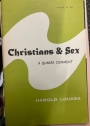 Christians and Sex. A Quaker Comment.