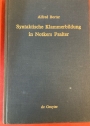 Syntaktische Klammerbildung in Notkers Psalter.