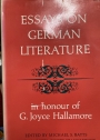 Essays on German Literature, In Honour of G. Joyce Hallamore.