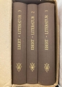 Allgemeine Geschichte der Literatur des Mittelalters im Abendlande bis zum Beginne des 11. Jahrhunderts. 3 Bände. Reprint.