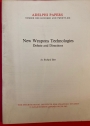 New Weapons Technologies. Debate and Directions. (Adelphi Papers 126)